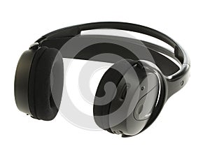 Black headphones photo