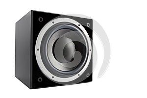 Black high gloss subwoofer