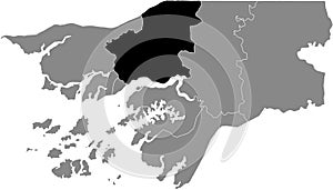 Location map of the Oio region of Guinea-Bissau photo