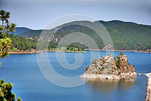 Black hills forest in south Dakota