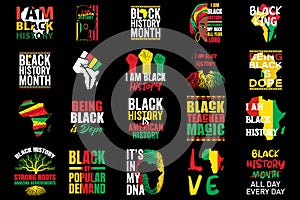 Black History Month 20 Tshirt designs