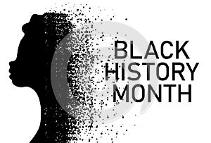 Black History Month. African-American History Month. February. Black Lives Matter BLM. Stop racism, discrimination, inequality