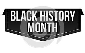 Black history month banner design