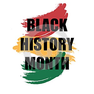 Black History Month in February to celebrate African American history