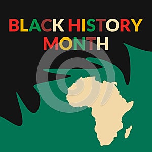 Black history month social media vector illustration design background.