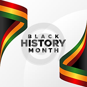 Black History Month Template Vector Design