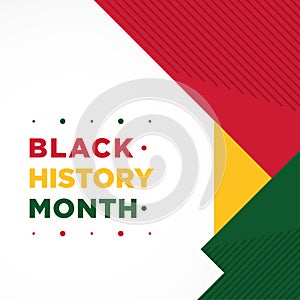 Black History Month Vector Design For Banner or Background