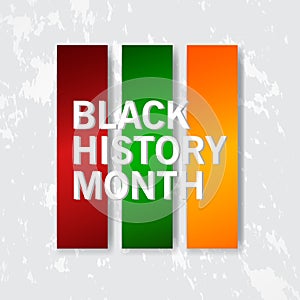 Black History Month Vector Design For Banner Print and Greeting Background photo