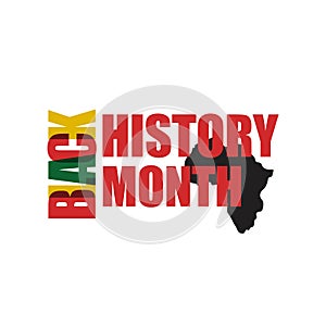 Black History Month Vector Design Illustration