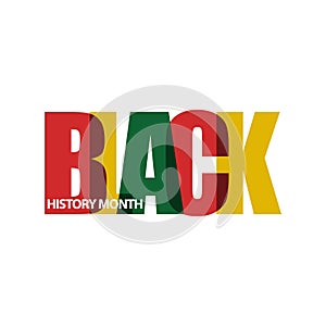 Black History Month Vector Design Illustration