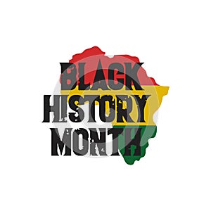 Black History Month Vector Design Illustration
