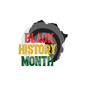 Black History Month Vector Design Illustration