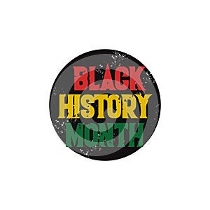 Black History Month Vector Design Illustration