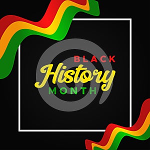 Black History Month Vector Design Illustration For Celebrate Moment