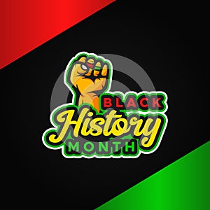 Black History Month Vector Design Illustration For Celebrate Moment