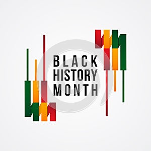 Black History Month Vector Design Illustration For Celebrate Moment