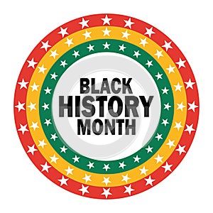 Black History Month Vector illustration