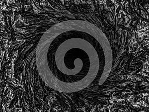 Black hole background - monochrome  illustration