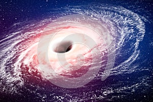 Black hole concept. photo