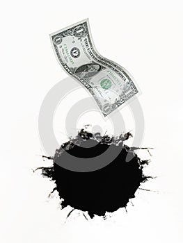 Black hole dollar bill.