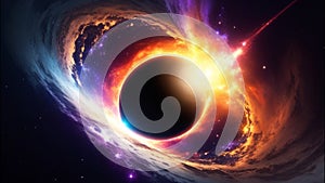 Black Hole, Galaxy, and Interplanetary Explosion