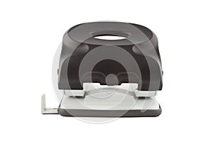 Black hole puncher isolated on white background