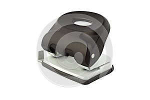 Black hole puncher isolated on white background