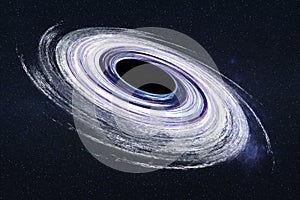 Black hole somewere in space