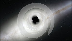 Black hole, space distortion, anomaly, high mass, this image elements furnished by NASA.