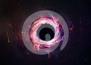 Black hole in space photo