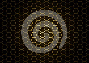 Black honeycomb Background