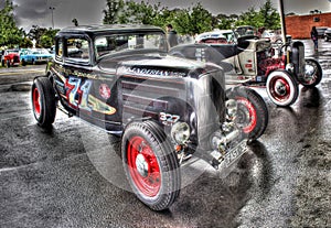 Black hot rod