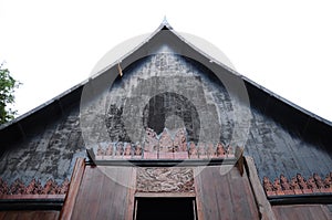 Black house in Chiangrai photo