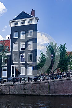 Black House on Prinsengracht in Amsterdam