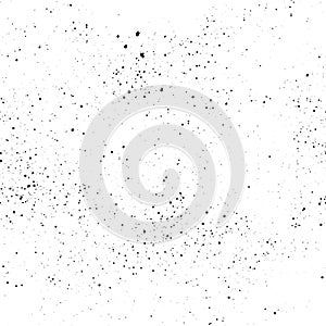 Black ink splashes and stains seamless pattern