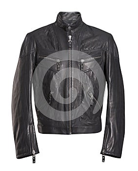 Black jacket isolated on white