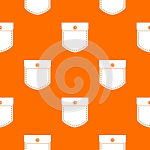 Black jeans pocket pattern seamless