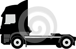 Black kamaz vector illustration