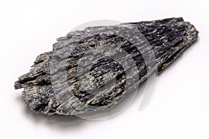 Black kyanite stone