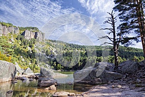 Black Lagoon in Urbion mountains, Soria. Spain photo