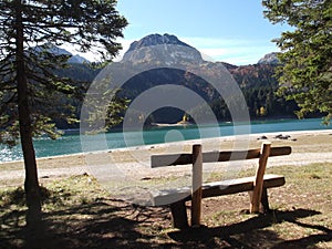 The Black Lake in the autumn photo