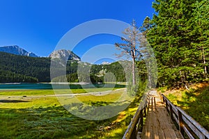 Black Lake Crno Jezero in Durmitor - Montenegro photo