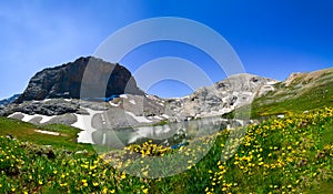 Black Lake Karagol in Turkey