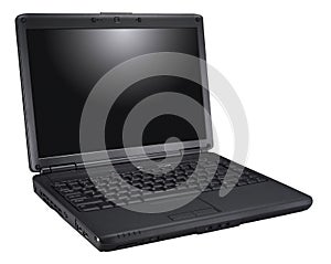 Black laptop