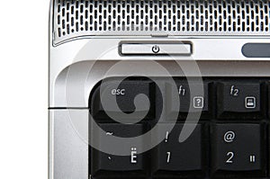 Black laptop keyboard