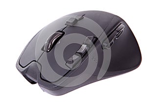 Black laser computer mouse