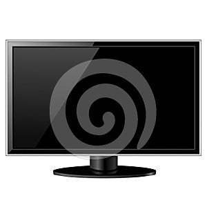 Black LCD TV