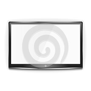 Black LCD TV Screen