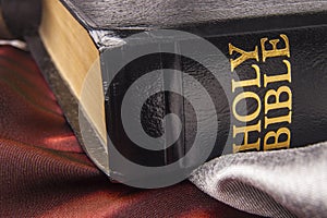 Black leather bible