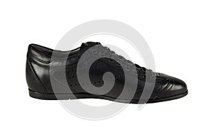 Black Leather Men Shoe